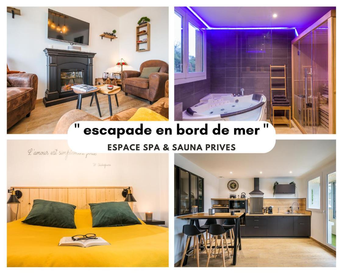 Escapade En Bord De Mer Avec Sauna Et Spa Prives Binic Ngoại thất bức ảnh